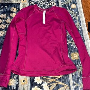 Lululemon ready to rulu top size 6 raspberry